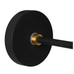 Sale Lucide Berend vegglampe IP44 - Svart/Opal Svart / Opal