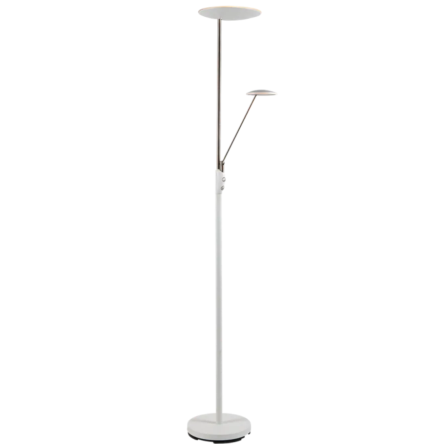 Sale Ms - belysning Bergamo gulvlampe m/lesearm 28+5W 183 cm 3000 Kelvin - Dimbar