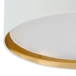 Outlet TK Lighting Bilbao taklampe 60 cm Svart / Gullfarget