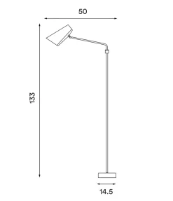 Clearance Northern Birdy swing gulvlampe