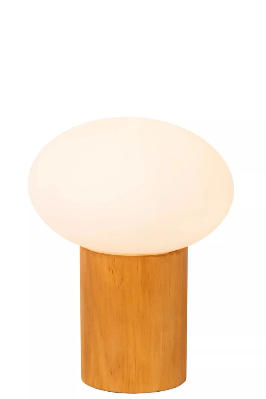 Hot Lucide Birtle bordlampe 23 cm Tre / Hvit