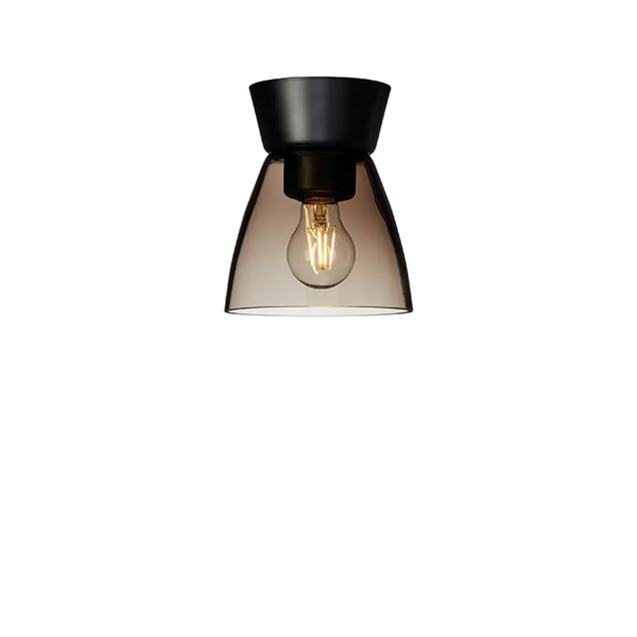 New Belid Bizzo taklampe E27 Svart / Røyk