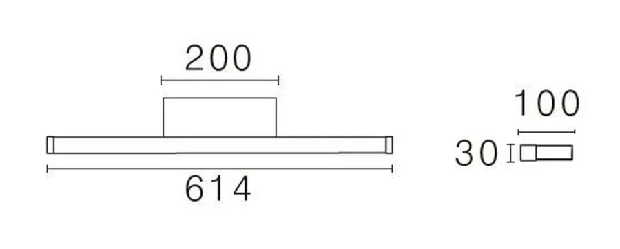 Online NorDesign Bliz vegglampe baderom CS 2700/3000K 13,2W IP44 Dimbar - Svart