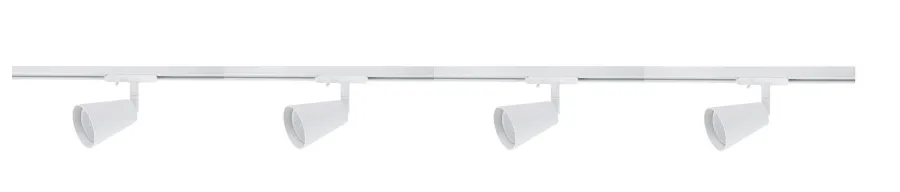 Best NorDesign Bocca spotskinne 4 spotter 2 meter - Pure White Hvit