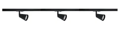 New NorDesign Bocca spotskinne 3 spotter 1 meter - Svart