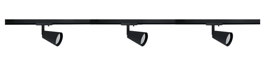 New NorDesign Bocca spotskinne 3 spotter 1 meter - Svart