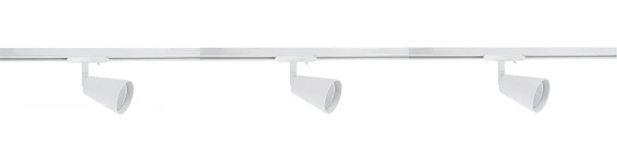 Online NorDesign Bocca spotskinne 3 spotter 1 meter - Pure White Hvit