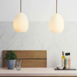 Sale Halo Designs Bodø takpendel 20 cm - hvit Opal