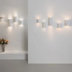 Online Astro Lighting Bologna 240 vegglampe opp/ned IP20 GU10 - Hvit