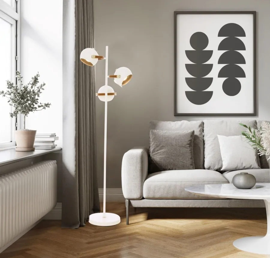 Discount Aneta Lighting Bow gulvlampe m/3 lampehoder