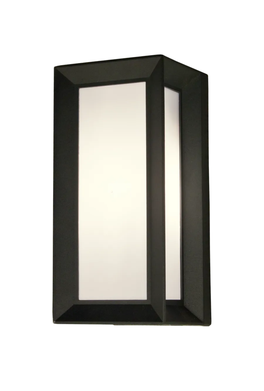 Discount Aneta Lighting Box vegglampe utendørs IP44 E27 - Mørk Grå