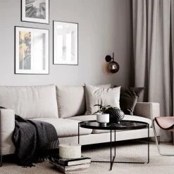 Discount By Rydens Boyle vegglampe - farget Røyk