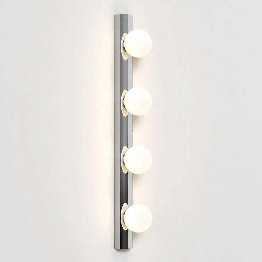 Best Astro Lighting Cabaret 4 vegglampe for baderom IP44 - Polert Krom