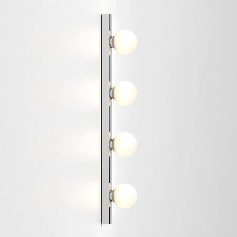 Best Astro Lighting Cabaret 4 vegglampe for baderom IP44 - Polert Krom