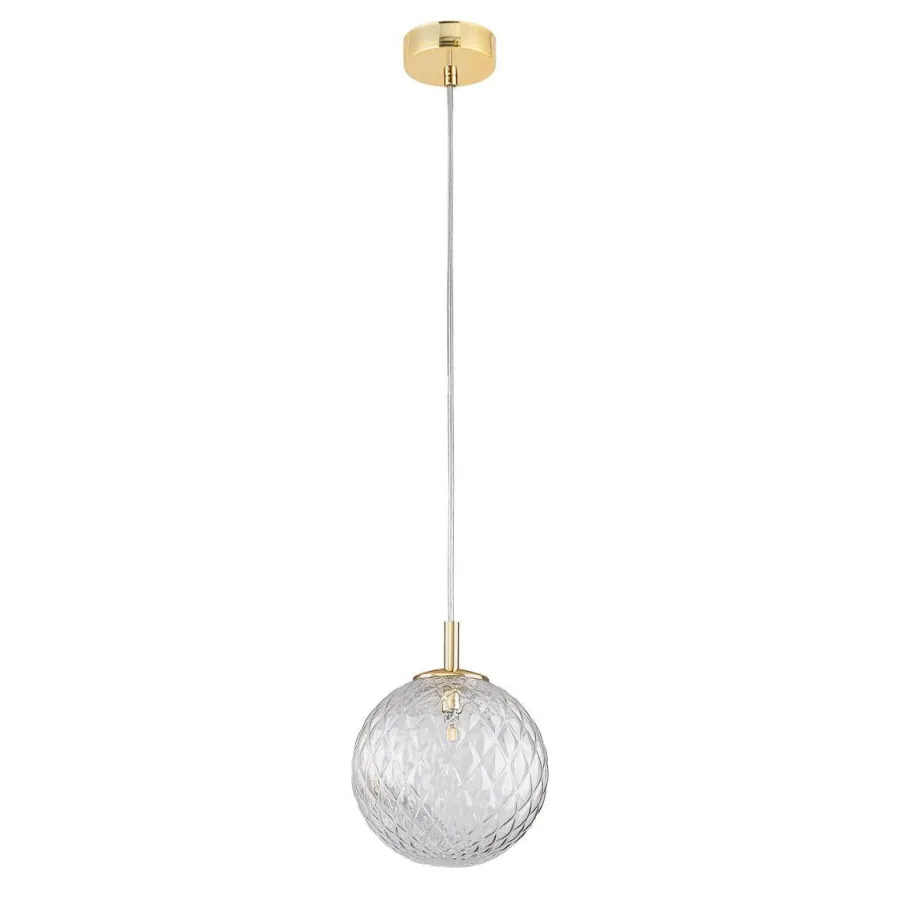 TK Lighting Cadix takpendel 21 cm Klar / Gullfarget
