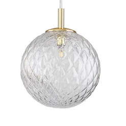 TK Lighting Cadix takpendel 21 cm Klar / Gullfarget