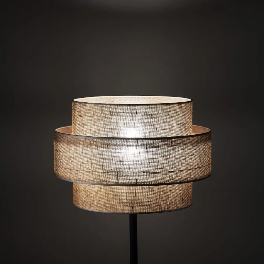 Discount TK Lighting Calisto gulvlampe Natur