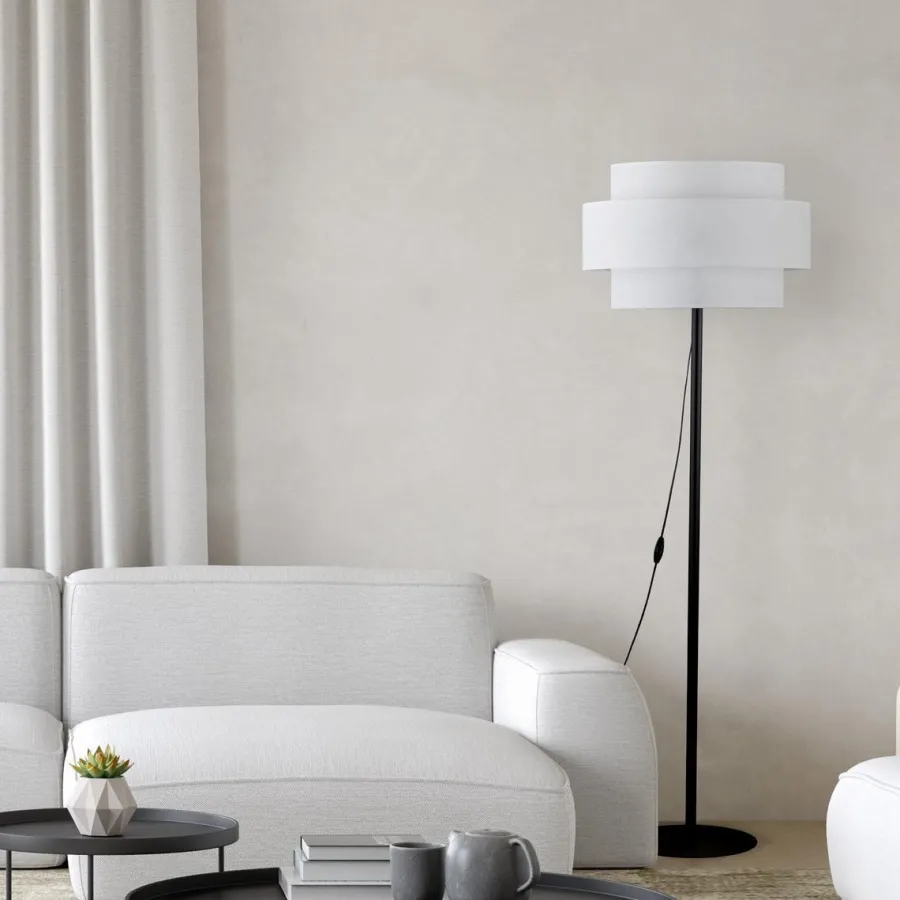 Discount TK Lighting Calisto gulvlampe Natur