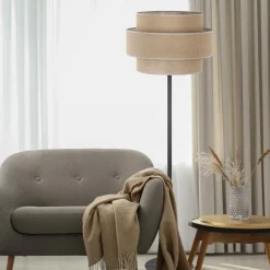 Discount TK Lighting Calisto gulvlampe Natur