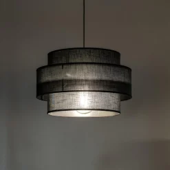 Clearance TK Lighting Calisto takpendel 50 cm Svart