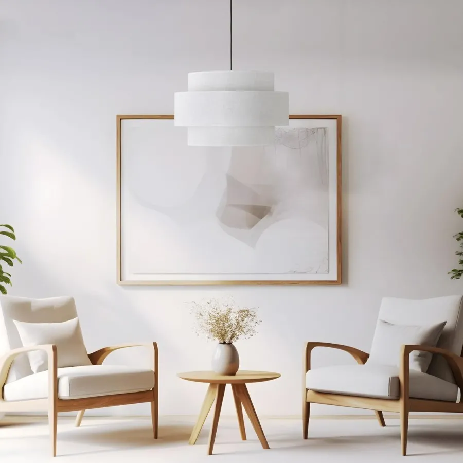 Clearance TK Lighting Calisto takpendel 50 cm Svart