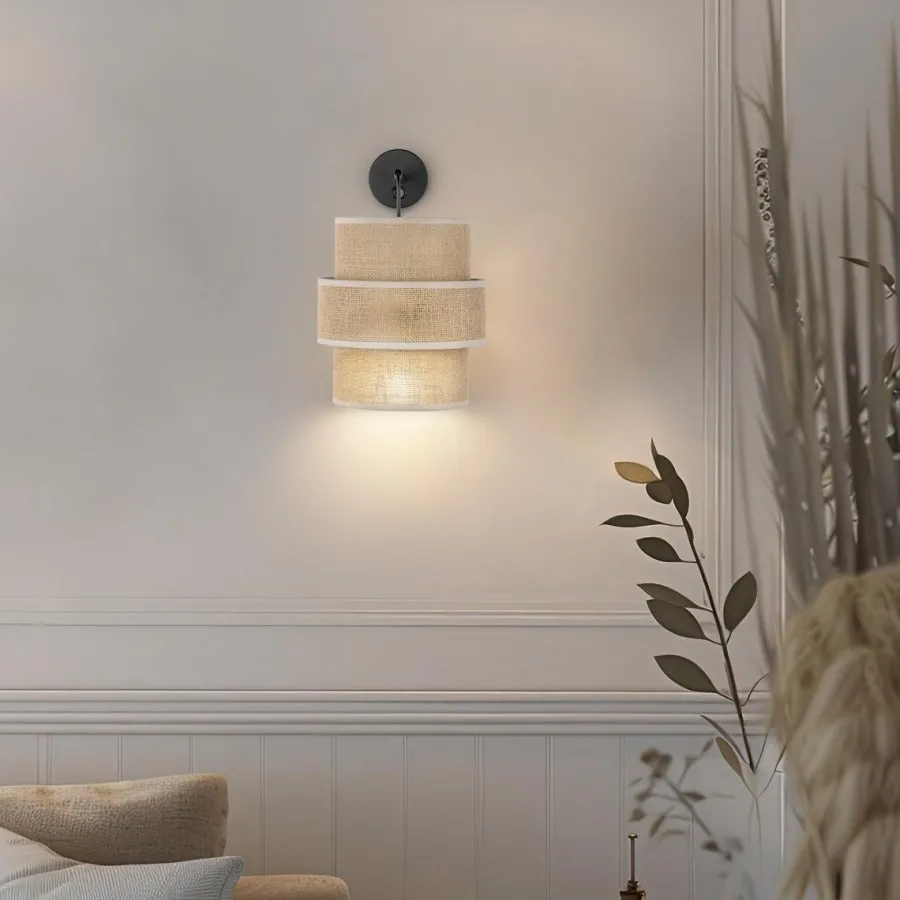 Hot TK Lighting Calisto vegglampe Natur