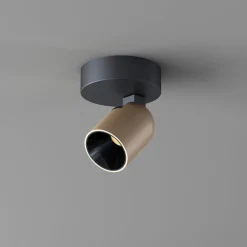 Best NorDesign Calvi K1 takspott 8W 2700 Kelvin - Dimbar Svart