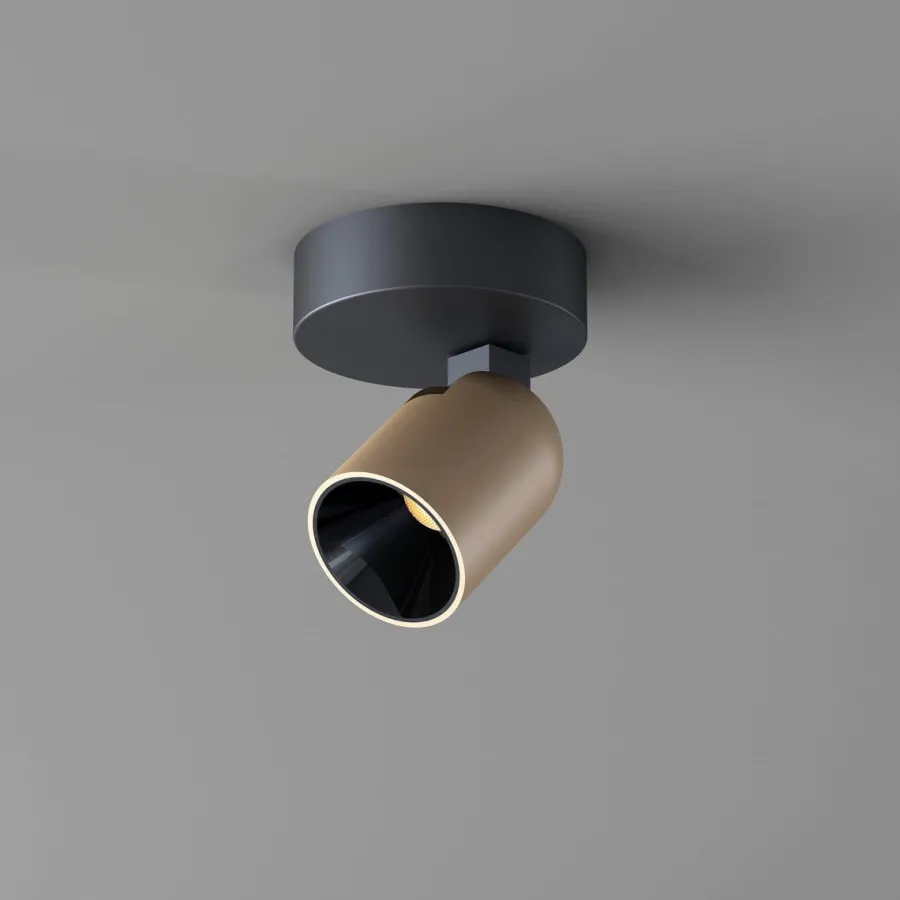 Best NorDesign Calvi K1 takspott 8W 2700 Kelvin - Dimbar Svart