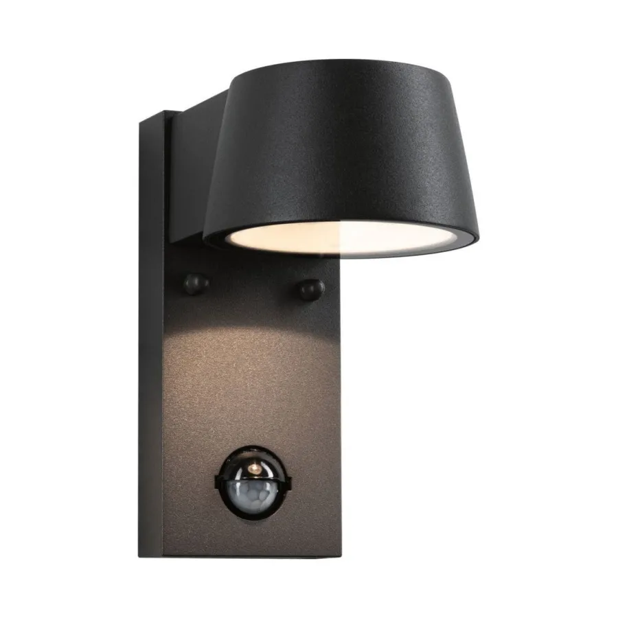 Discount Paulmann Capea vegglampe utendørs IP44 6W 3000 Kelvin - Sensor Antrasitt
