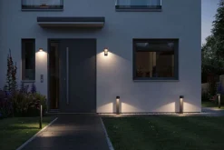 Discount Paulmann Capea vegglampe utendørs IP44 6W 3000 Kelvin - Sensor Antrasitt