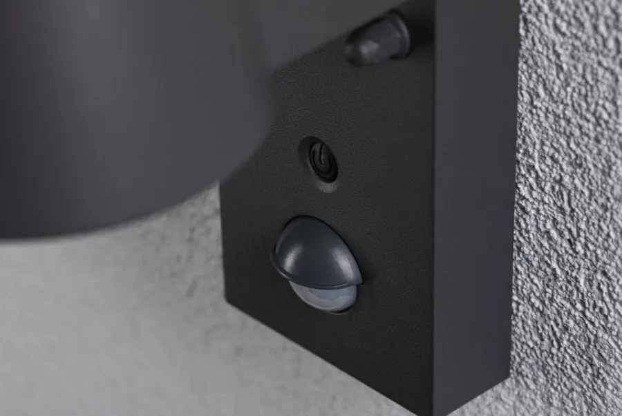 Sale Paulmann Capea vegglampe utendørs IP44 6W 2200/3000 Kelvin - Sensor Antrasitt