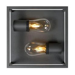 Online Lucide Carlyn taklampe baderom IP54 Svart
