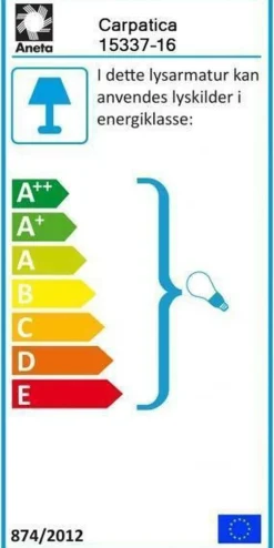 Outlet Aneta Lighting Carpatica takpendel 40 cm - Brun