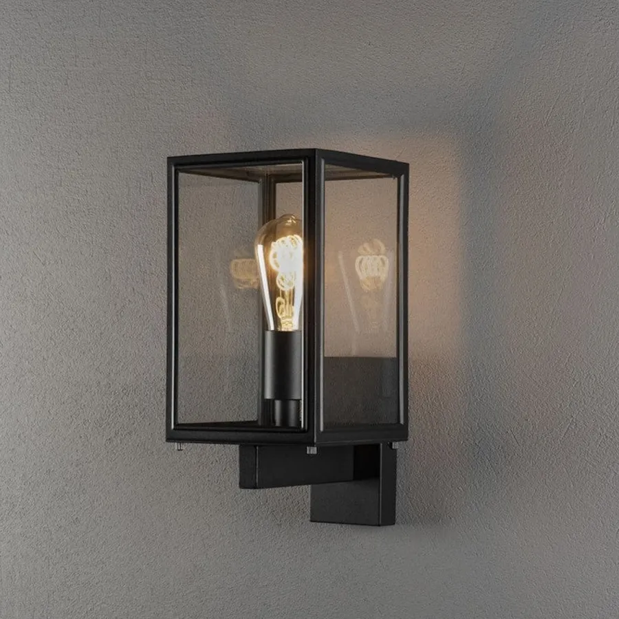 Online Konstsmide Carpi vegglampe opp eller ned IP44 - Svart