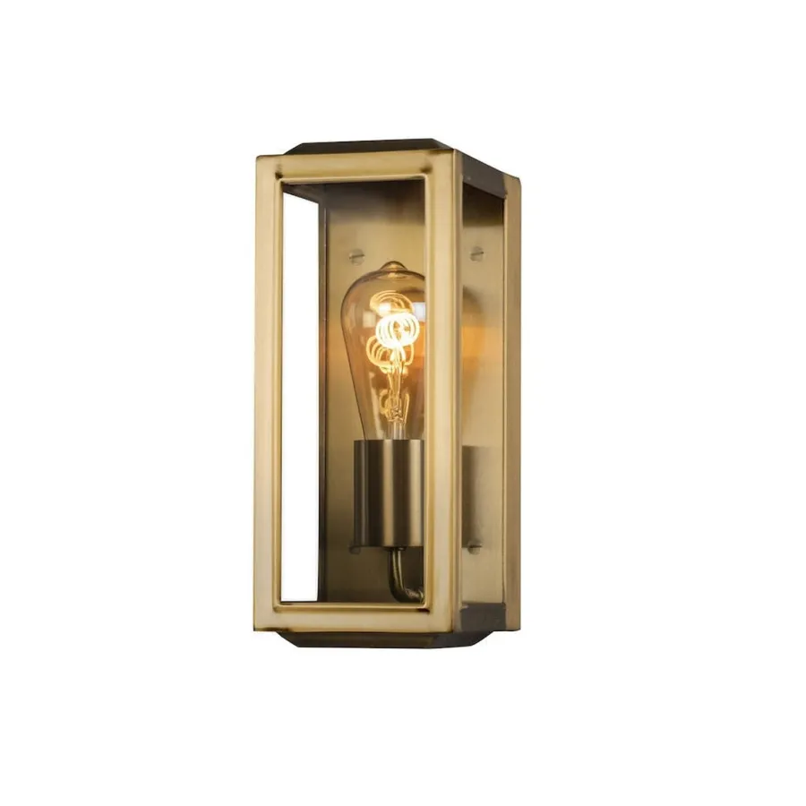 Best Konstsmide Carpi vegglampe utendørs H30 cm IP44 - Messing