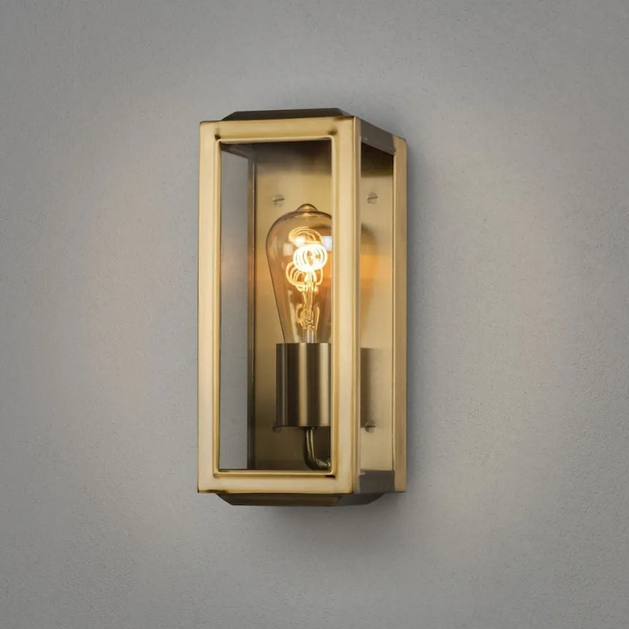 Best Konstsmide Carpi vegglampe utendørs H30 cm IP44 - Messing
