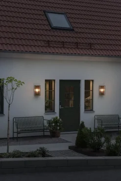 New Konstsmide Carpi vegglampe utendørs H40 cm IP44 - Messing