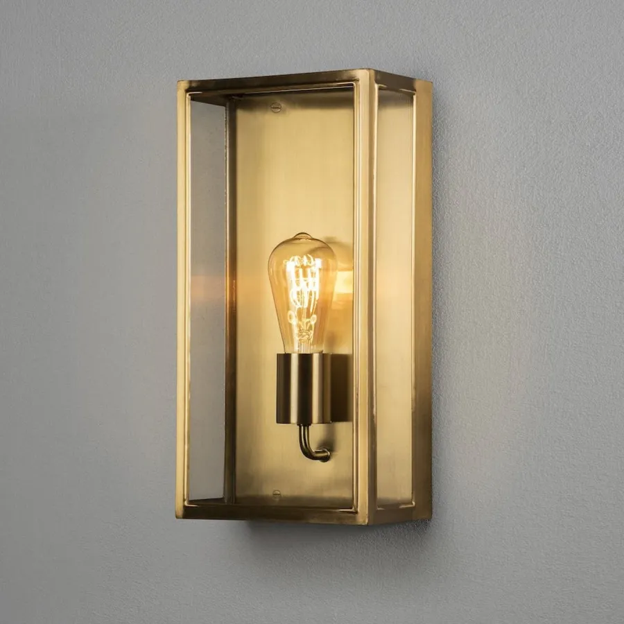New Konstsmide Carpi vegglampe utendørs H40 cm IP44 - Messing