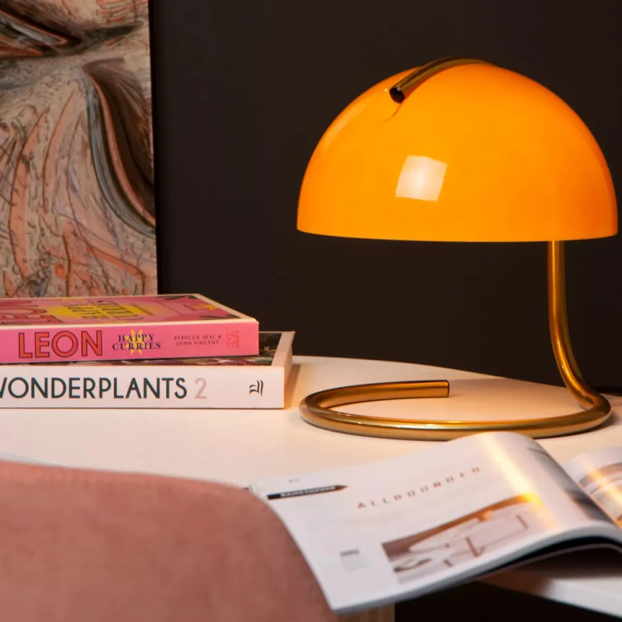 Clearance Lucide Cato bordlampe - Oransje