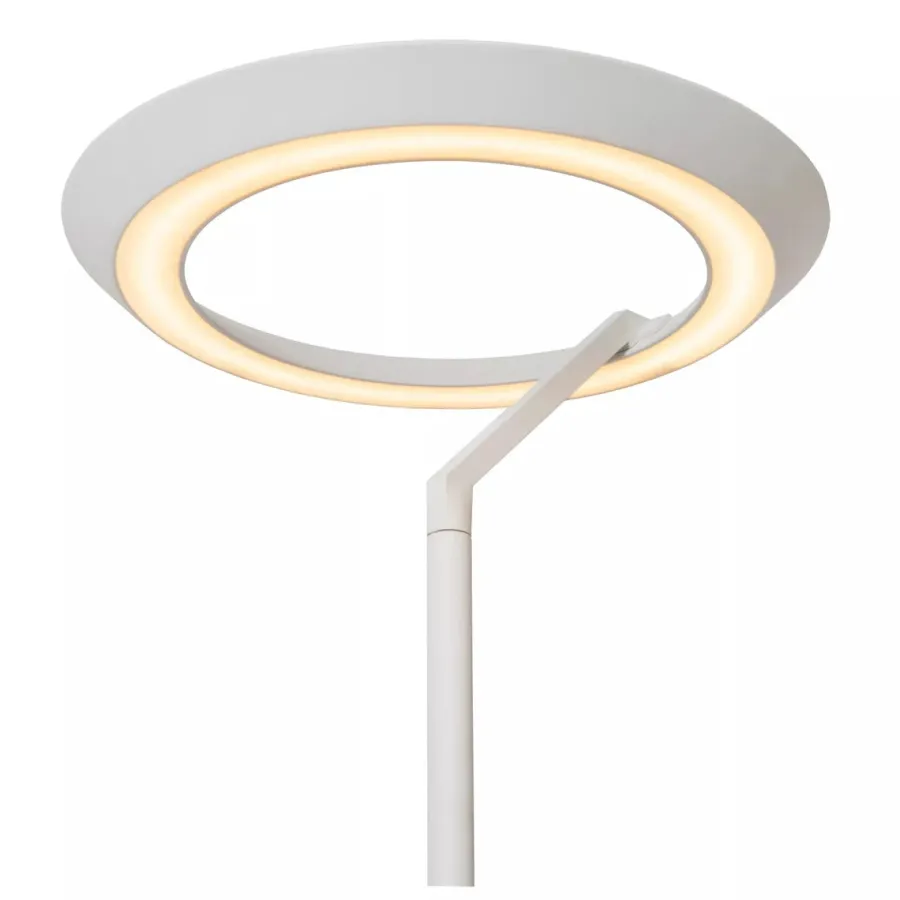 Clearance Lucide Celeste gulvlampe 174 cm 21 W 2700 Kelvin - Dimbar Hvit