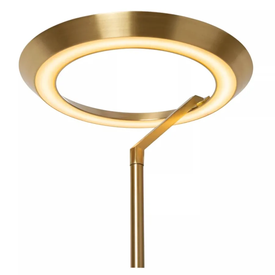 Clearance Lucide Celeste gulvlampe 174 cm 21 W 2700 Kelvin - Dimbar Hvit