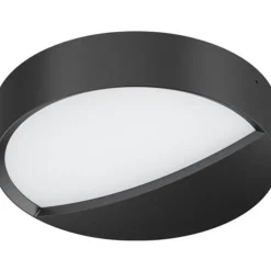 New Solar Champ eye vegglampe utendørs 8W 3000/4000 Kelvin IP65 Svart
