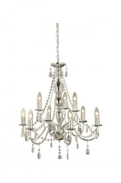 Discount Aneta Lighting Chateau 9 lysekrone Krystall