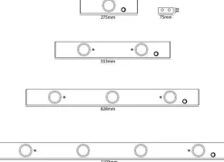 Clearance Sg Armaturen As Chef pluss 2 x 4,5W LED 2700K Hvit