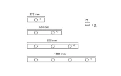Best Sg Armaturen As Chef 4X5W LED 2700 Kelvin Ra>90 - Hvit