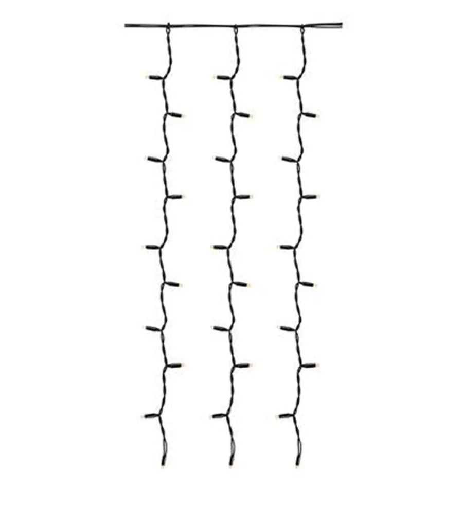 Clearance Marksløjd Chrissline Gardin 100 lys 1,5 meter extra - Varm Hvit