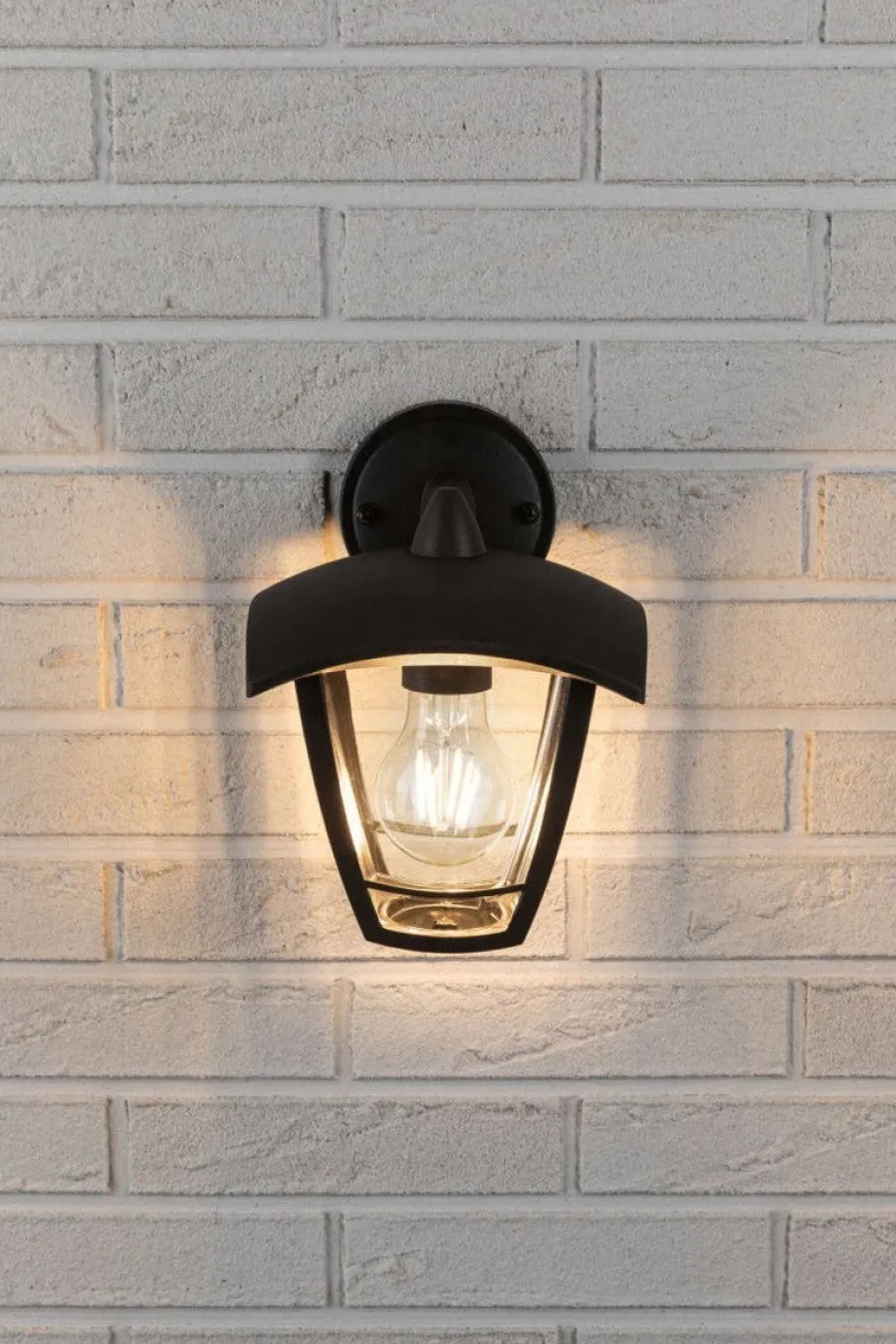 Best Paulmann Classic vegglampe ned utendørs IP44 Svart