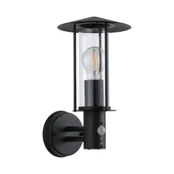 Clearance Paulmann Classic vegglampe opp utendørs IP44 - Med bevegelsessensor Mørk grå