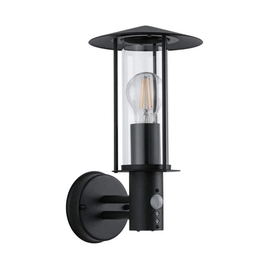 Clearance Paulmann Classic vegglampe opp utendørs IP44 - Med bevegelsessensor Mørk grå