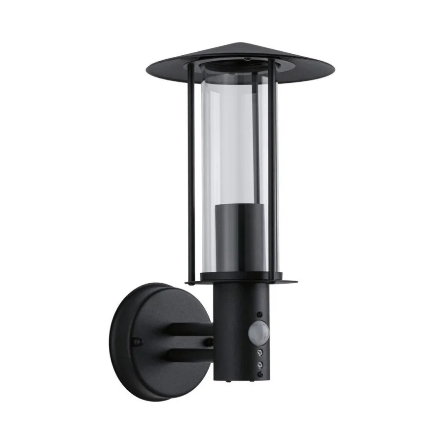 Clearance Paulmann Classic vegglampe opp utendørs IP44 - Med bevegelsessensor Mørk grå